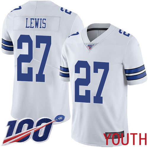 Youth Dallas Cowboys Limited White Jourdan Lewis Road #27 100th Season Vapor Untouchable NFL Jersey->dallas cowboys->NFL Jersey